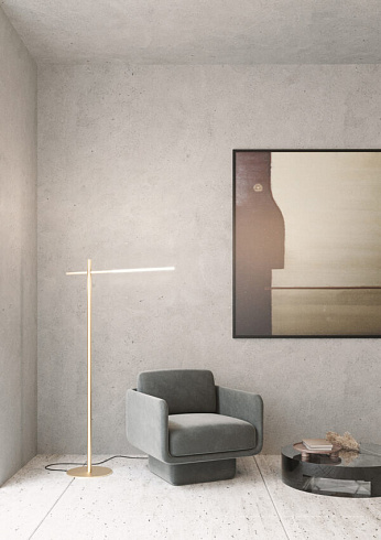 Торшер Contardi Bianca brass Bianca ACAM.005120