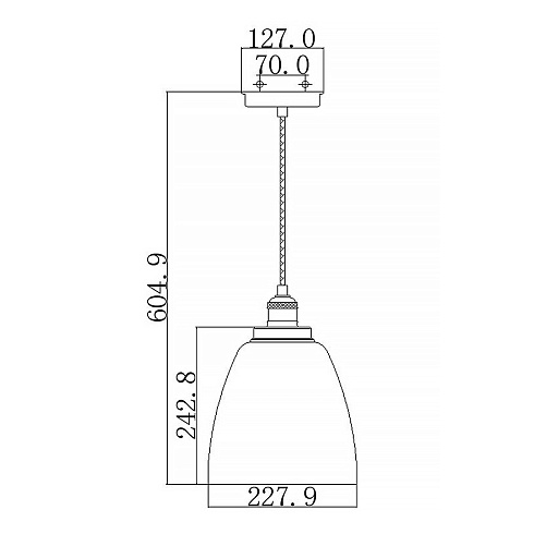 Подвесной светильник Feiss FE-BASKIN-P-B-PN Baskin FE/BASKIN/P/B PN