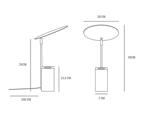 Настольная лампа 101 Copenhagen Reflect Chrome  Reflect 251021