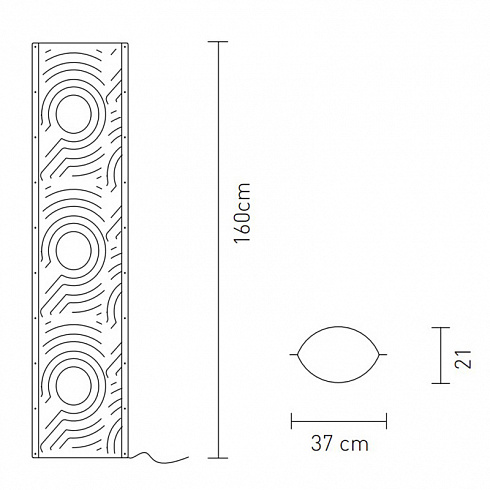 Торшер Slamp Venti Extra Large Venti TUBFXL0VEN00000000EU