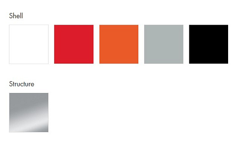 Барный стул Veneta Cucine Yoyo orange Yoyo 19DSG1S+Arancio/Chromo