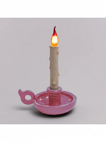 Настольная лампа Seletti Bugia light pink Grimm 13116