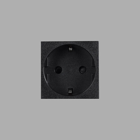 Модуль Buster and Punch Schuko Socket Type F black Plates and Modules CSM-021896
