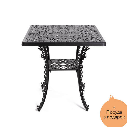 Стол Seletti Aluminium Square Black Industry Collection 18683 NER