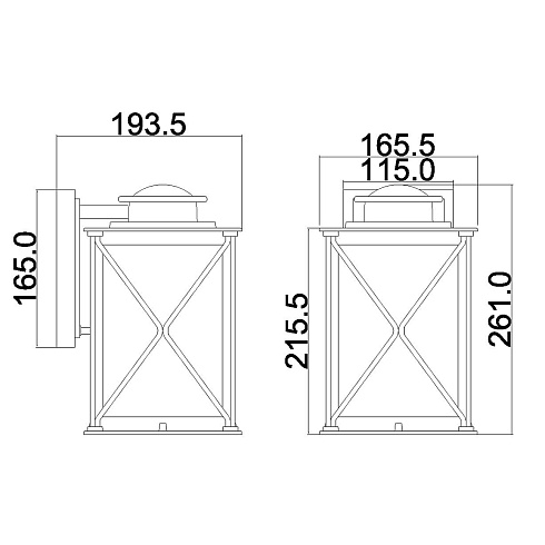 Настенные фонари Kichler KL-ARGYLE2-S 