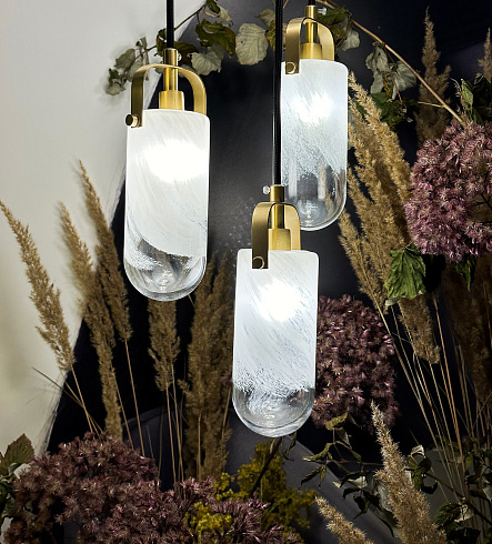 Подвесной светильник Delight Collection MT9056-3H brass Sorno