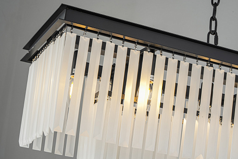 Люстра Delight Collection Odeon 10C/P black/frost 1920s Odeon KR0387P-10C/P black/frost
