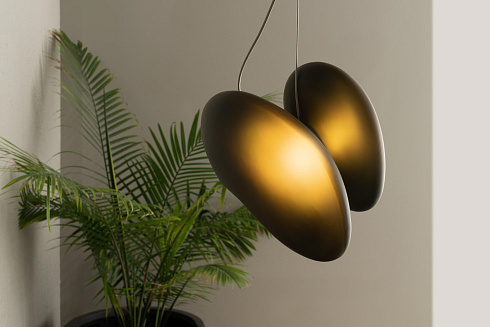 Подвесной светильник A-N-D Pebble В Citrine + C Pearl  Pebble PEB-P-B-CI-C-PL