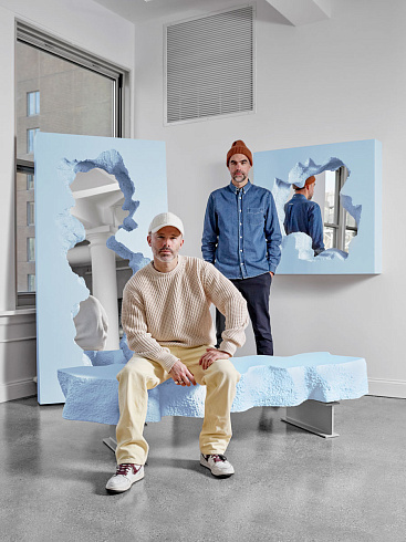 Зеркало Gufram Broken Mirror Almost White Broken G30121