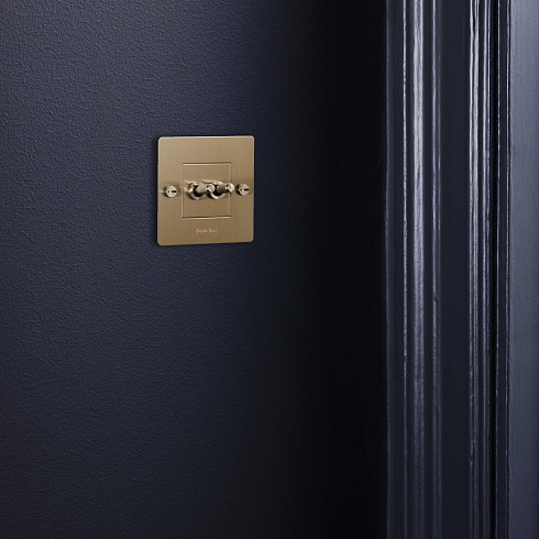 Выключатель Buster and Punch 1G / Cross / With B+P Logo / Steel Switches CTK-073454