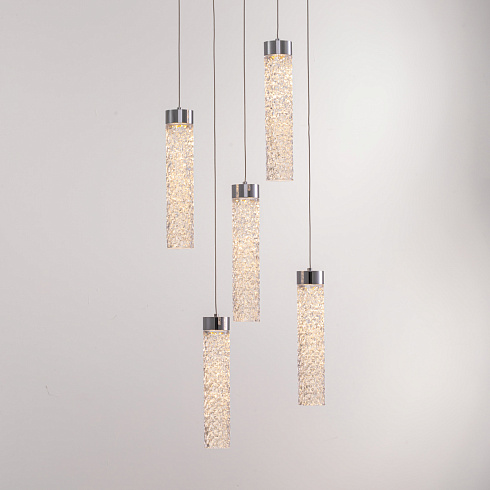 Подвесной светильник Delight Collection MD24030028-5A chrome/clear MD24030028