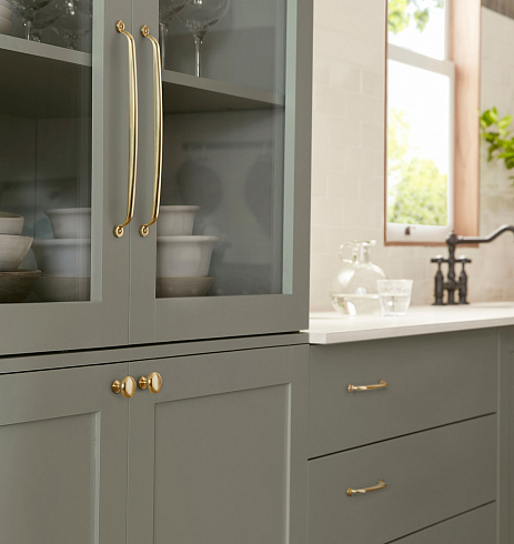 Ручка-кнопка Rejuvenation Massey d.3.2 Aged Brass Massey 6284542 (C100240)