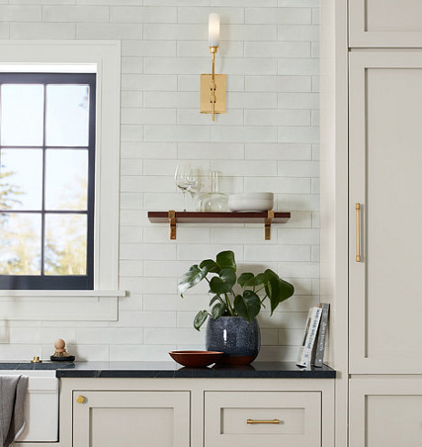 Ручка-скоба Rejuvenation Ladd L.10.2 Aged Brass Ladd 8565858 (C103171)