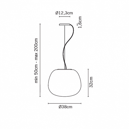 Подвесной светильник Fabbian Lumi Mochi d38 Lumi F07A0101