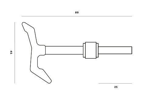 Крючок Buster and Punch The Hook Steel The Hook UK-HKH-ST-A