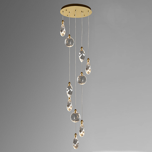 Подвесной светильник Delight Collection MT9176-10H titanium gold Colvin