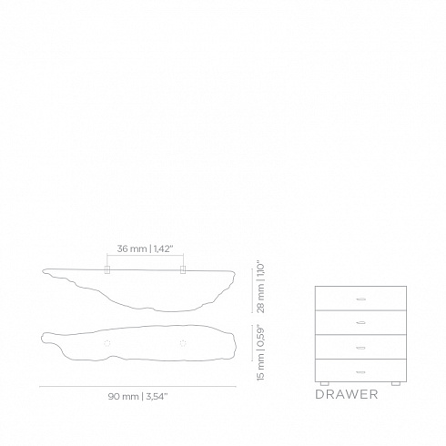 Ручка-кнопка Pull Cast Kesya Polished Brass Kesya EA1003