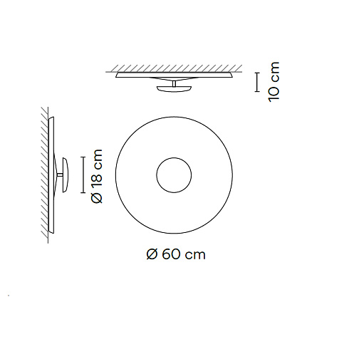 Потолочный светильник Vibia Top 1160 Soft Pink Top 116036/1A