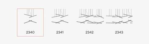 Подвесной светильник Vibia Halo Lineal 2340 White Halo 234003/23