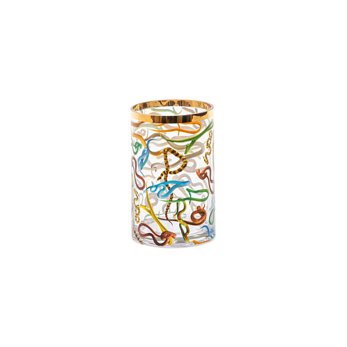 Ваза Seletti Snakes Small Toiletpaper Glass Vase 14161