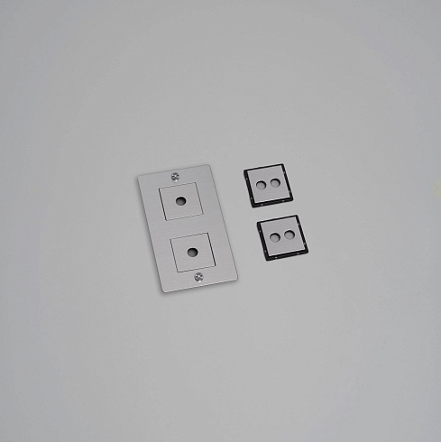 Рамка Buster and Punch 2G Vertical with Infills steel Plates and Modules CPL-072393
