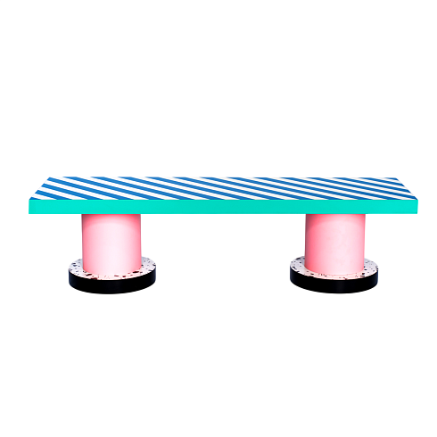 Скамья Seletti Superbench Blue Stripes Superfurniture 16521