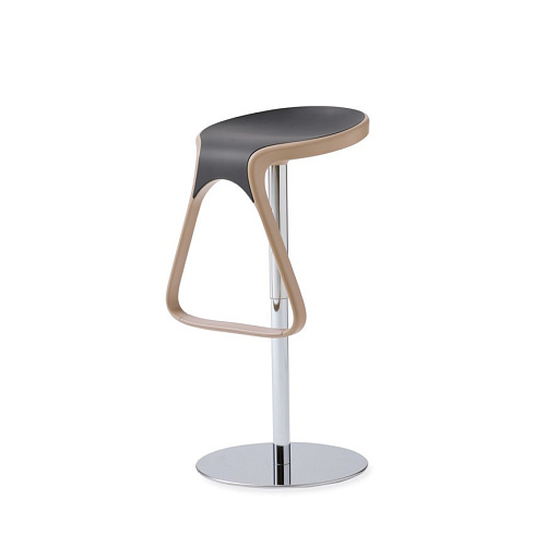 Барный стул Veneta Cucine Bottone grey/beige Bottone 19DSG1R+Tortora / Beige / chromo