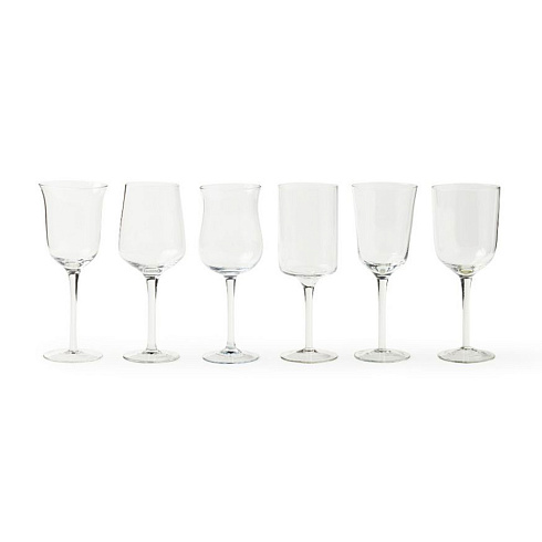 Набор бокалов Bitossi Home Transparent H23.5 cm set of 6 Diseguale MCV00001