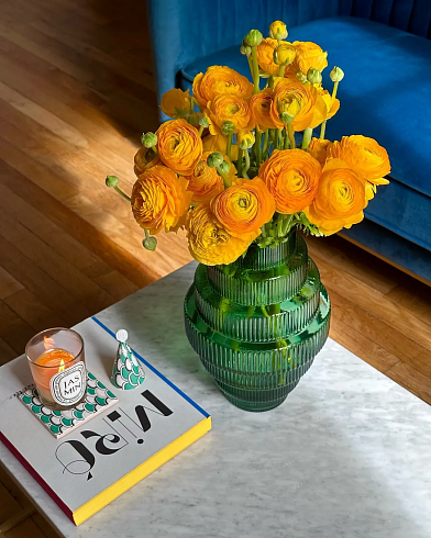 Ваза Pols Potten Steps Dark Green S Steps 140-205-386