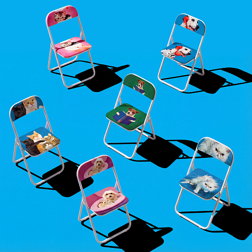 Складной стул Seletti Dog Call Center Toiletpaper Pets 18565