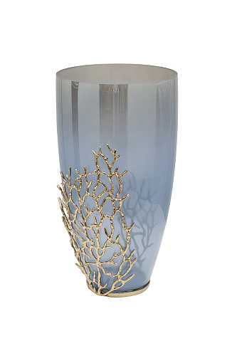 Ваза декор.стеклянная "Coral" см Garda Decor 69-21373 