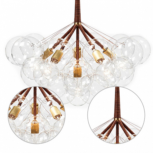 Люстра Delight Collection Bulbs 9087 9087/3 brown