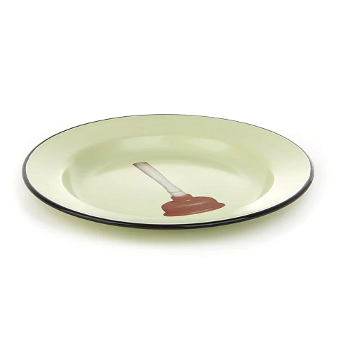 Тарелка Seletti Plunger Toiletpaper Enamel 16839