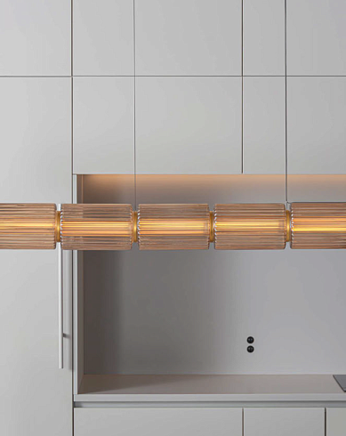 Подвесной светильник A-N-D Column 175 Horizontal 6 Amber  Column COL-175-6-P-H-AMB