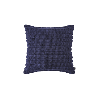 Ridge 45x45 cm Indigo Cotton Wool-Mix 