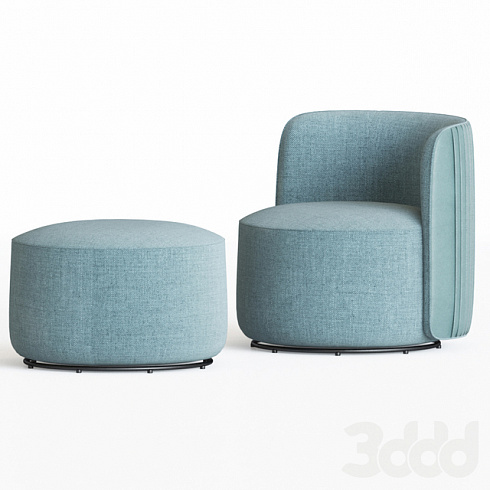 Кресло Ditre Italia Chloe luxury Swivel Chloe Chloe luxury P1NL0