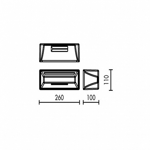 Настенный светильник Artemide 1060010A Jian