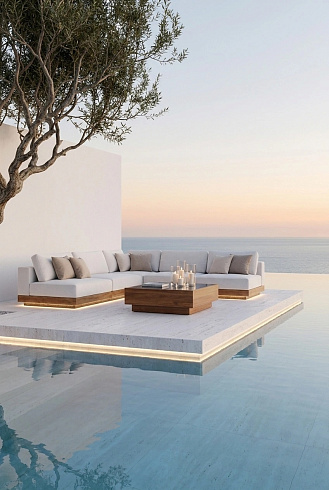 Журнальный стол Delight Collection Outdoor Sabbia B Sabbia Sabbia B Coffetable