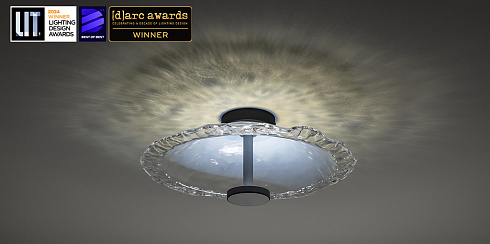 Настенный/Потолочный светильник Patrizia Volpato Nebula 35 Black nickel Nebula 0240/35+Matt black nickel