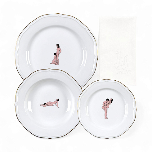 Тарелка Seletti Seikantai5271 SUSPENDED Set of 3 Seikantai5271 09847