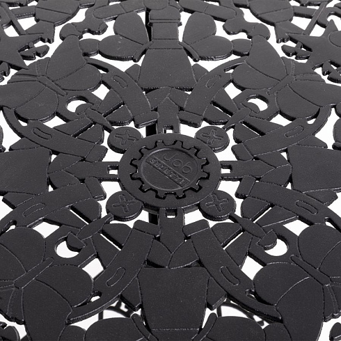 Стол Seletti Aluminium Square Black Industry Collection 18683 NER
