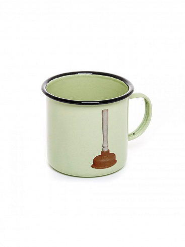 Кружка Seletti Mug Plunger Toiletpaper Enamel 16859