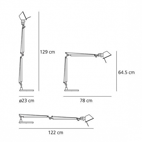 Структура Artemide A001000 Tolomeo