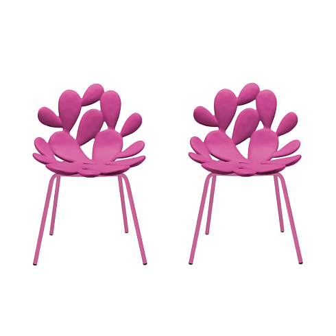 Уличный стул Qeeboo Filicudi Fuxia Set 2 Filicudi 17002BP-BP