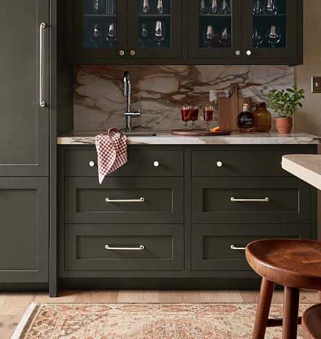 Ручка для бытовой техники Rejuvenation Ansel L30.5cm Polished Nickel Ansel 8838434