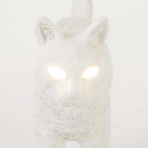 Настольная лампа Seletti Jobby The Cat White Cat Lamp 15040