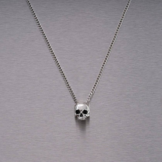 Skull Necklace Silver