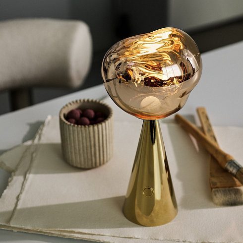 Настольная лампа Tom Dixon Melt gold Melt MEPO01GOUN