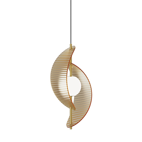 Подвесной светильник Delight Collection MD24030035-1A brass/amber MD24030035