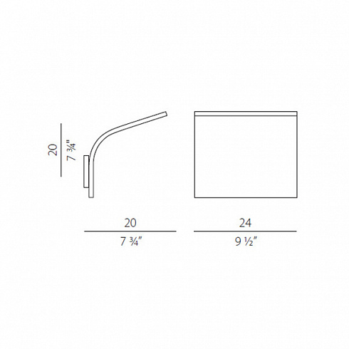 Настенный светильник Panzeri APP 2.0 White APP A09801.002.0406